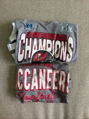 Tampa Bay Buccaneers Gray Conference Champions T-Shirt